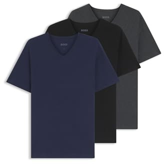 BOSS Hugo Herren T-Shirt Vn 3p Co T-Shirt, Hellblau,M