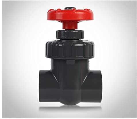DOLUNTO Vanne à pointeau 1pc UPVC D.I. 20/25/32 / 40mm Vanne de précision Flow Control Valve PVC Ecluse Irrigation Jardin Aquarium PVC Valve