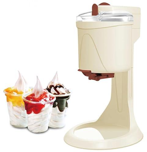PTATT Macchina per Il Gelato, Gelatiera con Compressore Autorefrigerante, Macchina per Gelato e Sorbetto, Cestello per Gelato Estraibile, Macchina per servire Soft per Feste a casa