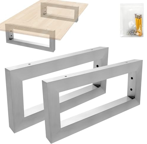 LZQ Lot de 2 consoles murales pour lavabo, support rectangulaire, support d'étagère, console de lavabo, support d'étagère, console lourde pour lavabo, 30 cm