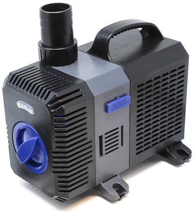 VIALIA Teichpumpe mit Filter, Modell CTP 3800, 20 Watt, 3600 L/h, Tauchpumpe für den Gartenteich, kompatibel mit allen gängigen Teichfiltern, Skimmern, Wasserfällen