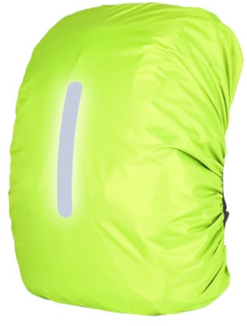 Ourdort Housse de Pluie pour Sac à Dos, Protege Sac a Dos Pluie, Protection Pluie Cartable Enfant, Housse de Sac à Dos Réfléchissante, Protection de Sac à Dos, pour Randonnée,Camping,Vélo