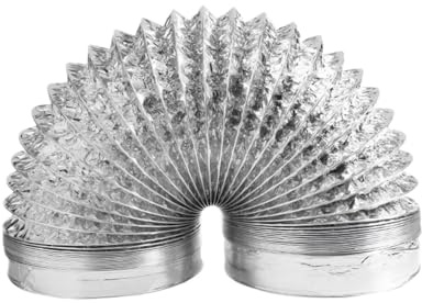 Tuyau Climatiseur Mobile Tuyau d'aération flexible for chauffe-eau à gaz, tuyau d'échappement, tube d'extension de conduit de ventilation universel Tuyau Pour Climatiseur Mobile(Diameter 15cm)