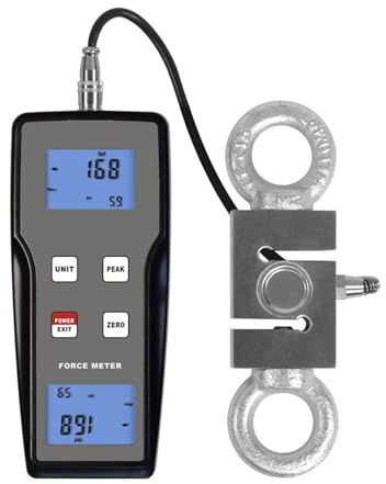 Misuratore di forza di trazione e spinta digitale FM-200K-1000K for elettronica, strumento di prova della forza di trazione for hardware edile Basso errore, alta sensibilità(1000K)