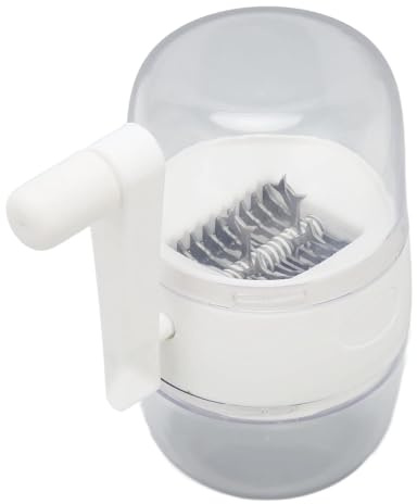Macinano per noci manuale portatile con manovella, tritatutto per alimenti, macinino per noci pecan con manovella, tritatutto da cucina per preparare guarnizioni