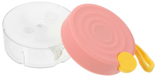 POPETPOP Mini Hachoir Manuel Multifonction pour Ail et Oignons Coupe-épices Portable avec Bol Antidérapant Transparent Facile à Nettoyer et Cuisine Rapide