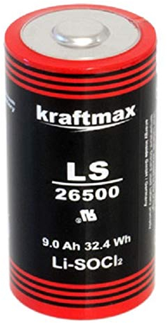 AccuCell Neu ER26500 Pile au Lithium de Taille C et de Type canette 3,6 V 8500 mAh