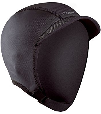O';Neill 2mm Sport Neoprenanzug Cap Hut Schwarz - Leicht - Unisex - Visier kann auf die gewünschte Länge gekürzt Werden