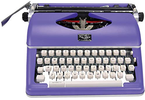 Royal 79119Q Classic Macchina da scrivere manuale (viola)