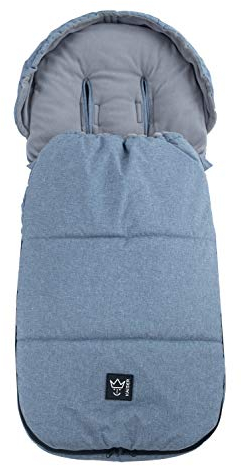 Kaiser Kinderwagen Fußsack LUKKY 65764320 Denim Blue Melange