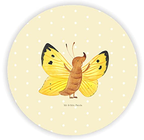 Mr. & Mrs. Panda Kühlschrankmagnet Schmetterling Zitronenfalter - Geschenk, pinnwand Magnet, für magnettafel, zettelhalter, Liebe, Außergewöhnlich, Fakt, Lustige Sprüche, Schmetterlinge, kühlschrank