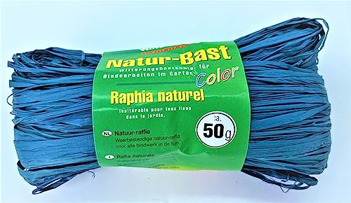 Natur-Bast, 4 x 50 gr., BLAU