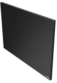 SCHMIDBAUER® Infrarotheizung 700 Watt Schwarz Tafel bemalbar - integr. Thermostat/Standfuß - Infrarottechnik mit Raumluft-Konvektion - Elektroheizung - Direktheizung
