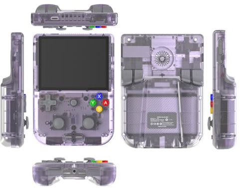 NULA RG405V Retro Handheld Game with 3000+ Games, 4+128G with 128G TF Card Android 4-Inch Handheld Emulator Video Gaming Console for Kids Adults, Supports WiFi Bluetooth