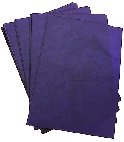 ULDIGI Kohlepapier A4 Einseitig Zum Durchpausen Transferpapier Für Kunst Basteln Büro Selbstgemacht 100 Blatt Blau