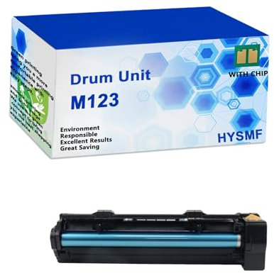 HYSMF M123 Trommeleinheit kompatibel für Xerox M123 013R00589 Bildeinheit zur Verwendung mit CopyCentre C118 123 128 133 Workcentre pro123 pro128 pro133 Druckern, 60000 Seiten,Black-1 Pack