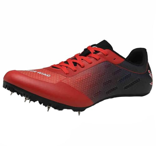 Kraftpaid Jugend Spike Schuhe Leichtathletik,Track Spikes FüR MäNner Und Frauen,Leichtathletik Spike Schuhe,Feuchtigkeitsableitendes Futter,Geeignet FüR Teenager,Jungen Und MäDchen