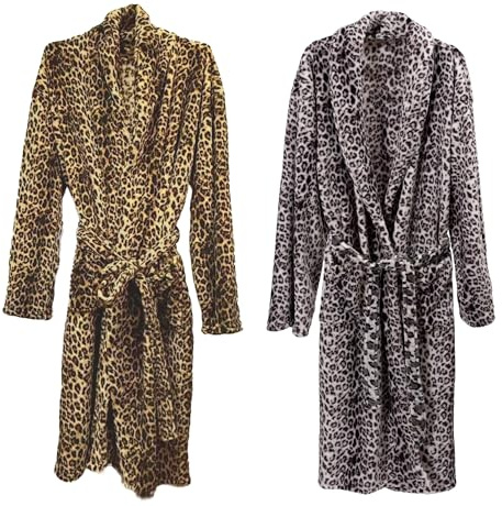 MB Warenhandel24 Bademantel Unisex Microfaser Saunamantel Morgen Supersoft Fleece Cashmere Touch Mantel Damen & Herren viele Farben und Größen
