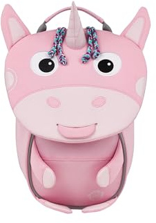 Affenzahn Kleiner Freund Kindergarten-Rucksack für 1-3 Jährige Ergonomisch Reflektierend Ziehzunge mit Namensschild