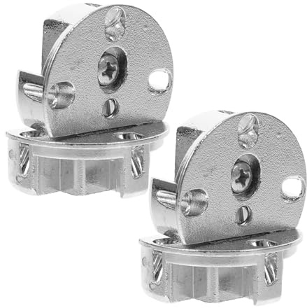 FOYTOKI 2piezas Bisagras Ocultas De Doble Copa Planas Para Puertas De Armario Muebles Puertas Armarios Ajustables Versátiles Diseño