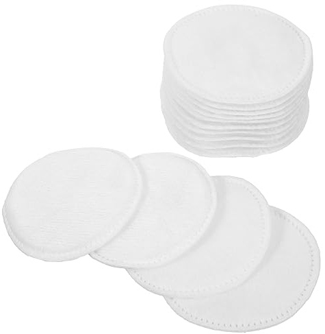 HAMPPLIES 200 Rondelle di Cotone Struccanti Bianche, Tre Strati, Morbide e Odori, Usa e Getta per Pulizia del Viso e Skincare