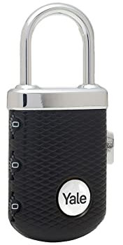 YALE Candado Combin Maleta Negro