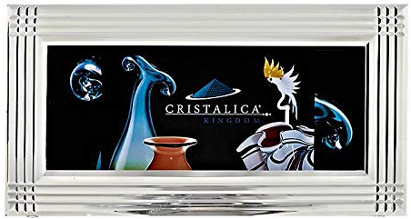 Bilderrahmen Panorama Galerie Format 10x25cm Fotorahmen klar Bleikristallglas