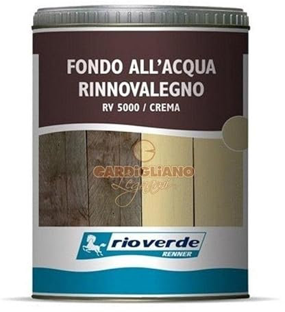 Renner Rio verde - Fondo all’acqua Rinnovalegno da 0,750 lt RV5000 - CREMA