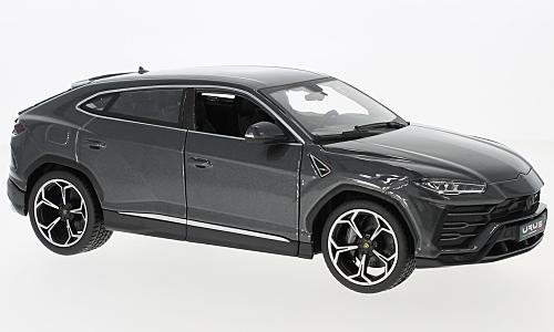 Lamborghini Urus, metallic-grau, 2018, Modellauto, Fertigmodell, Bburago 1:18