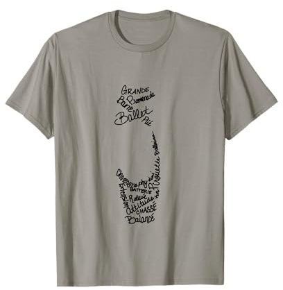 Ballet Pointe Shoe Terms Words T-Shirt T-Shirt