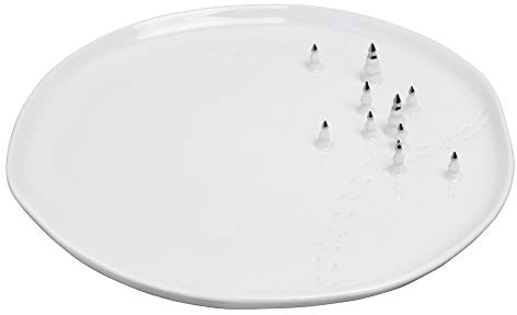 Räder 89850 Living Porzellangeschichten Teller Tannen Silber - Ø 32cm