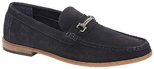 Dominic Mockasin loafers för män marinblå, Marinblått Xsp, 39.5 EU