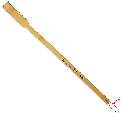 BambooMN Rascador de espalda de madera de bambú tradicional de 16.5 pulgadas para aliviar la picazón, 1 unidad