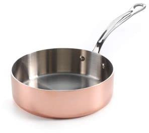 Samuel Groves C4P0114RH 20cm Copper Induction Sautepan, Stainless Steel