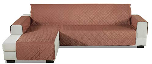 PETCUTE Sofabezug L Form gesteppter Sofabezug Sofaschutz ecksofa wasserdichte sofahusse ecksofa Chaiselongue Links 240x270cm
