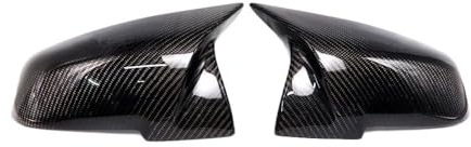 QCHIAN Rückspiegelkappe Carbon Fiber Rückansicht Seiten Spiegel Abdeckung Kappen Für BMW 1 2 3 4 XM Serie 220i 328i F20 F21 F22 F23 F30 F32 F33 F36 X1 Auto Spiegelkappen (Color : Carbon Fiber)