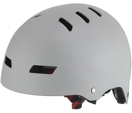 Kinder Fahrradhelm AERO – Fahrrad Halbschalenhelm für Kinder, ABS-Schale, robuster Kinderhelm für Radfahren, Skateboarden und Reiten, Weiß matt, Größe S, 50 – 56 cm
