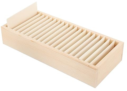 TOPPERFUN Band-Box Organisierer für Schmuckausstellungen Aufbewahrungsetui für Geschenkbänder geschenkband Schleife Organisator zur Aufbewahrung von Bändern Band-Organizer
