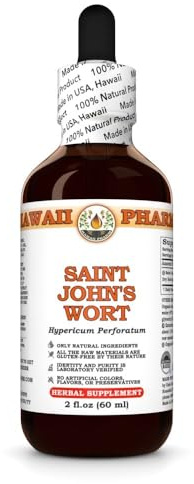 Saint John's Wort (Hypericum Perforatum) Dry Herb Tincture, All Natural, Vegan, Pure Liquid Extract - 2 fl.oz