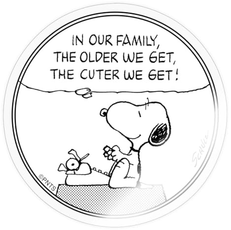 Peanuts Snoopy Geburtstagsdesign Und Spruch Sticker Aufkleber