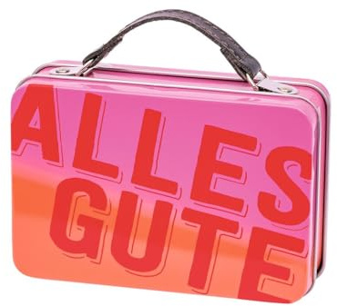 moses Gutschein-Köfferchen Herzensgrüße Alles Gute | Geschenkverpackung Gutschein | Geschenkidee Geldgeschenk | kreative Verpackung für Geld