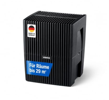 Venta Luftbefeuchter LW15 Classic Original, bis 29 m², sehr leise 20 dB(A), energieeffizient 2 Watt, 5 l-Tank, hygienische Kaltverdunstung ohne Filter