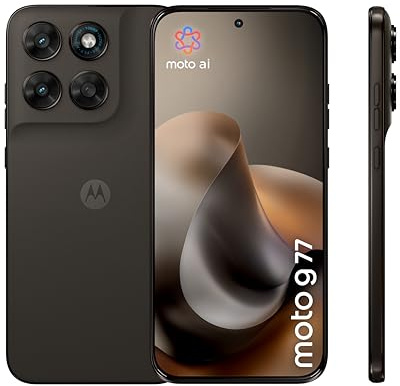 Motorola G77 8 256 5G, Pantone Black Olive (Noir) | Triple capteur 108MP, écran 6,78 pOLED, batterie 5200 mAH