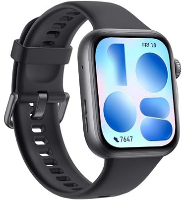 HUAWEI Reloj inteligente WATCH FIT 5, pantalla de 1.82 pulgadas, rastreador de fitness de diseño elegante, pago NFC, GPS, detección de caídas, hasta 10 días de duración de la batería, monitor cardíaco