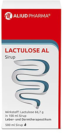 ALIUD PHARMA Lactulose AL Sirup, 500 ml: Osmotisches Abführmittel bei Verstopfung