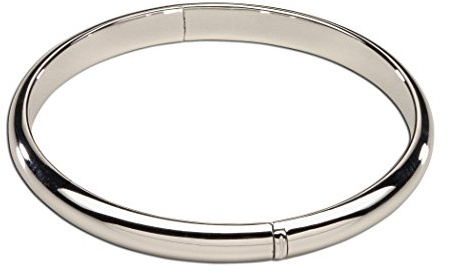 Precious Pieces Children's .925 Sterling Silver Baby Bangle Bracelet for Babies, Toddlers and Little Girls (Child-Medium)
