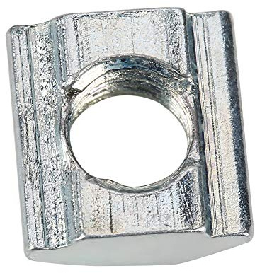 Tuercas de T de Acero al Carbono, 50 Piezas, para Perfil de Aluminio Serie 20, M6*10 * 5