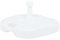 vidaXL Base de Sombrilla Rellenable Arena/Agua Patio Soporte de Paraguas al Aire Libre Decoración Fundido Parasol Exterior Terraza Plástico Blanco 16 L