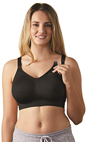 Bravado! Body Silk Seamless Nursing Bra 1401 (S, Black)