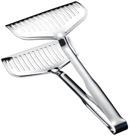 Stainless Steel Barbecue Tongs Food Tongs Fried Fish Grilled Fish Tongs Steak Frying Tongs Household Kitchen Tools